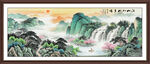 国画山水风景装饰画