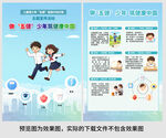儿童青少年五健行动计划海报
