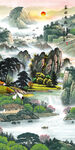 玄关山水画