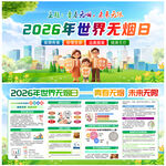 2026世界无烟日宣传海报