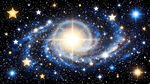 宇宙星空星球旋涡天花吊顶