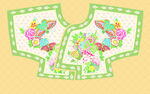 中式传统刺绣蝴蝶花纹服饰