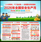 2026年安全生产海报宣传
