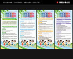儿童青少年五健促进行动计划展架