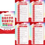 2026年安全生产月宣传栏