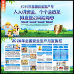 2026安全月展板