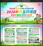 2026年六五环境日展板
