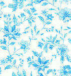 蓝白花卉图案纹理