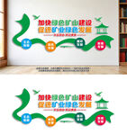 绿色矿山文化墙
