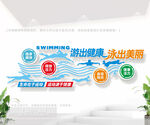 游泳馆文化墙
