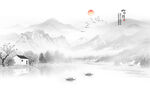 新中式水墨画