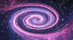 梦幻唯美星空漩涡