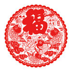 福字门贴窗花玻璃贴过年新年装饰
