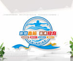 游泳馆文化墙