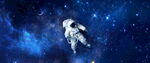太空星空宇航员