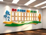 老教师风采墙照片墙