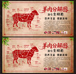 羊肉分解图