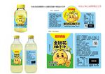 金银花双柚汁标贴