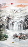 玄关山水画