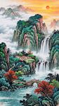 国画山水