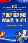 全民反诈在行动集中宣传月海报