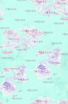 梦幻粉色云朵地图背景