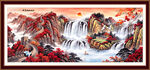 国画山水画