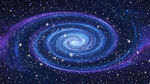 蓝紫色宇宙星空
