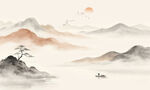 新中式山水画