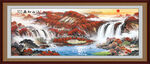旭日东升山水装饰画