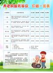 养老院服务等级价格一览表宣传海