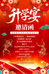 升学宴邀请函海报