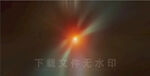 炫彩光线星空背景
