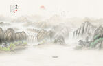 新中式山水画