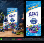 蓝莓汁包装设计