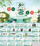 处暑节气PPT模板展示