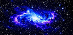 蓝色宇宙星空吊顶
