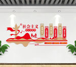 社会主义核心价值观文化墙