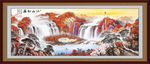 旭日东升山水装饰画