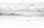 水墨山水画