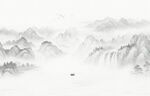 水墨山水画
