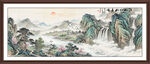 国画山水画