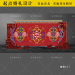 藏族婚礼舞台背景