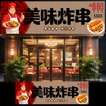 炸串门头