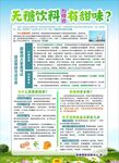 无糖饮料科普海报