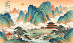 千里江山图