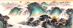 古典山水画仿古山水画