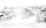 新中式山水画