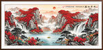 鸿运当头国画
