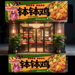 钵钵鸡门头